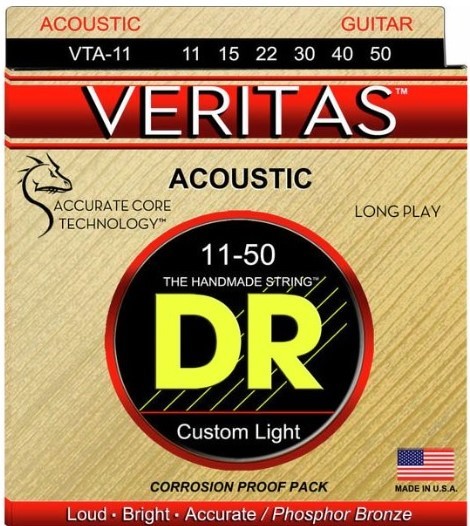 DR Strings Veritas VTA-11 Struny pre Akustickú Gitaru 11-50 Bulk
